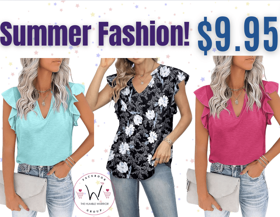 Zeagoo Ruffled Top!